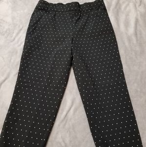 Dotted Black and White Pants